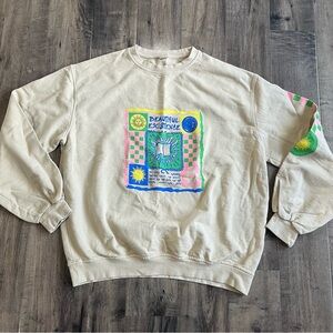 Urban Outfiters UO Beautiful Existence Crewneck Sweatshirt Small Medium S/M